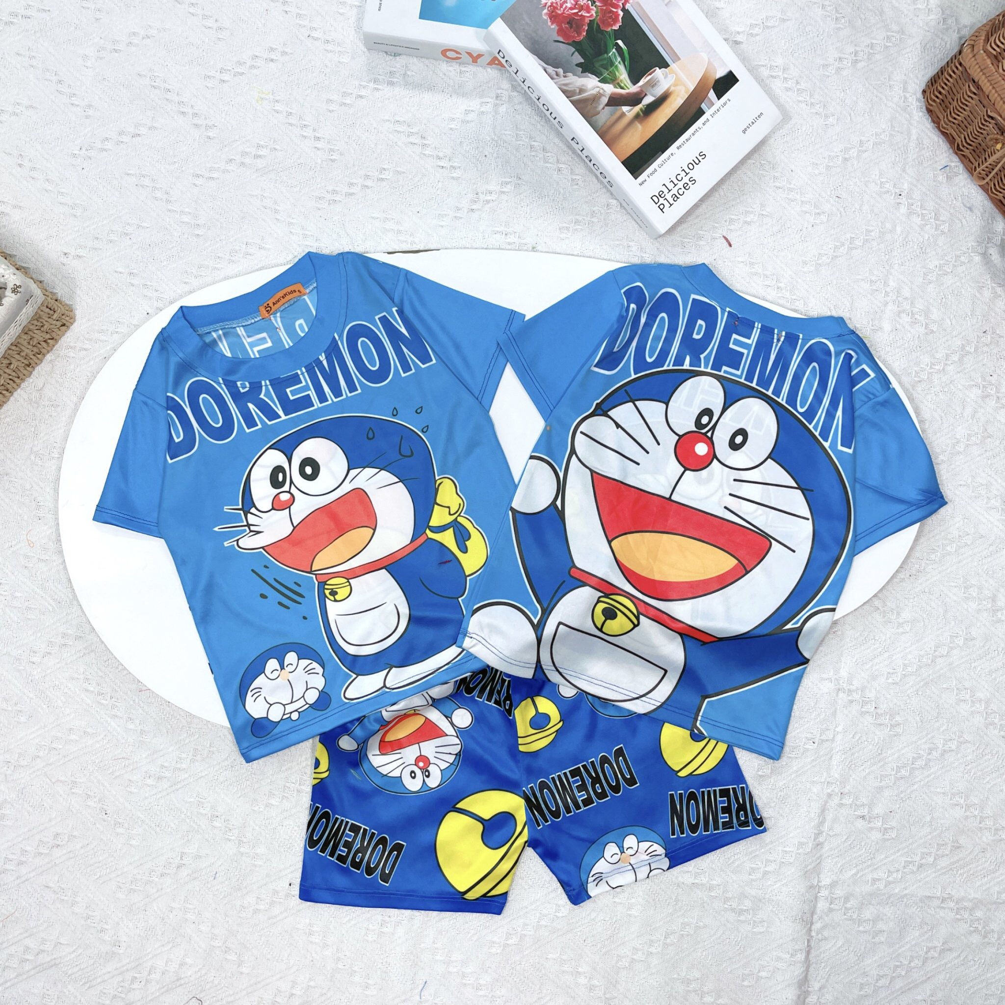 Bộ cộc tay bé trai Doraemon