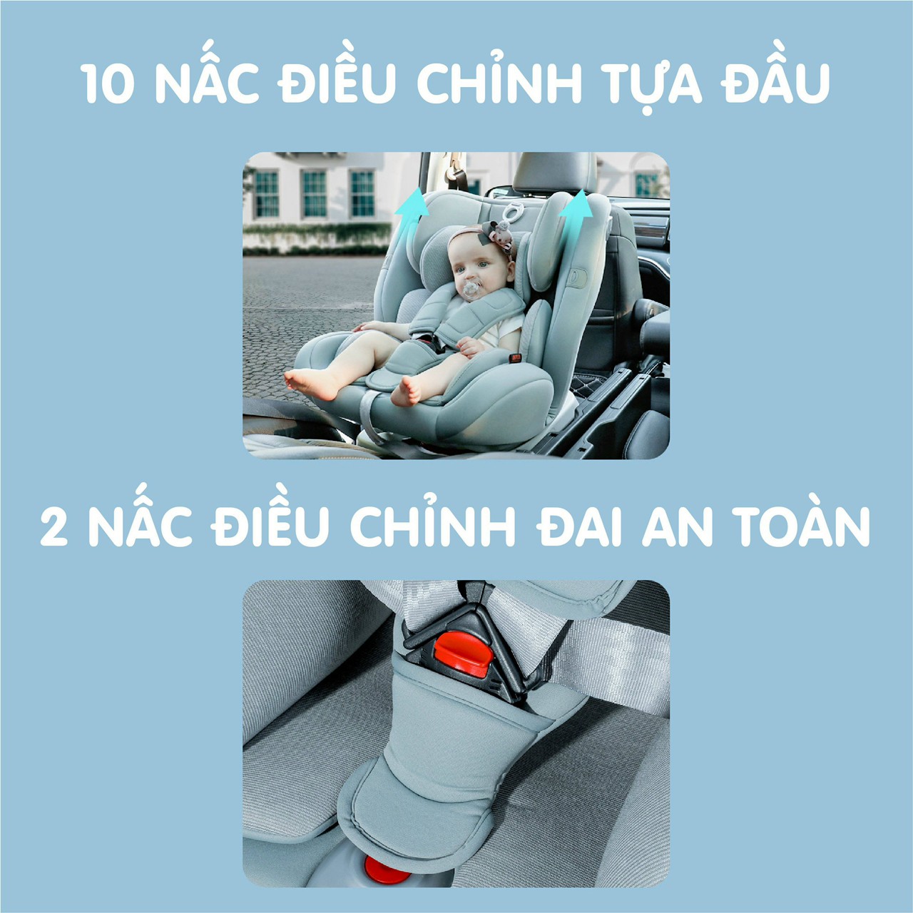 Ghế ô tô an toàn carseat doux