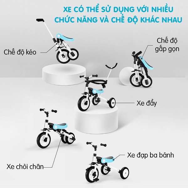 Xe đẩy gấp gọn Nadle 3in1